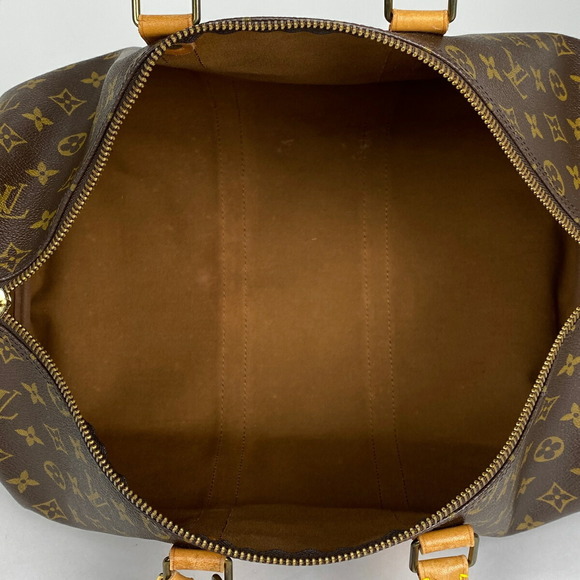 Louis Vuitton Keepall Handbag Business Boston Bag Monogram Brown - Picture 9 of 9